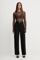 Lanen pulover Pinko 105398.A2PM rjava AW25