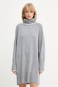 Pinko vestito in lana mini grigio 105449.A2Q9