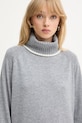 Pinko vestito in lana grigio 105449.A2Q9