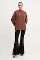 Свитер с примесью шерсти Pinko 105563.A2S5 коричневый AW25