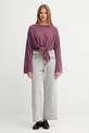 United Colors of Benetton pulover de lână 109PD10E1 violet AW25