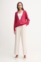 United Colors of Benetton kardigan z wełną 109PD6056 różowy AW25