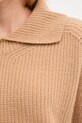 United Colors of Benetton poncho z dodatkiem wełny 1344DU01K zielony