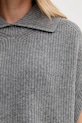 United Colors of Benetton poncho z dodatkiem wełny 1344DU01K szary