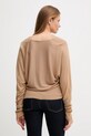 Odzież United Colors of Benetton sweter z jedwabiem 1ZRED10E8 beżowy