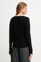 Oblečenie Hodvábny sveter United Colors of Benetton 1ZRED10E8 čierna