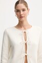 OUI cardigan de lână bej 94272