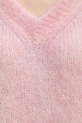 Pinko sweter z dodatkiem moheru 105945.A2YF różowy