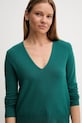 United Colors of Benetton sweter wełniany zielony 1002D401Y