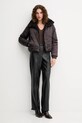 United Colors of Benetton sweter wełniany 1002D401Y brązowy AW25