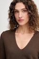 Vlnený sveter United Colors of Benetton hnedá 1002D401Y