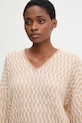 Светр із додаванням вовни United Colors of Benetton бежевий 1012E403C