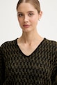 Sveter s prímesou vlny United Colors of Benetton zelená 1012E403C