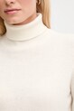 United Colors of Benetton sweter z dodatkiem wełny dziecięcy 102HD203X beżowy