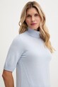 Dětský svetr s příměsí vlny United Colors of Benetton modrá 102HD203X