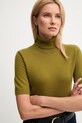 United Colors of Benetton sweter z dodatkiem wełny dziecięcy zielony 102HD203X