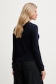 Îmbrăcăminte United Colors of Benetton cardigan din amestec de lână 102HD502B bleumarin