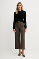 United Colors of Benetton kardigan z dodatkiem wełny 102HD502B czarny AW25