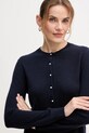 United Colors of Benetton kardigan kaszmirowy granatowy 1033D502A