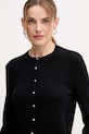 United Colors of Benetton cardigan din cașmir negru 1033D502A