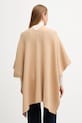 Oblečenie Pončo s prímesou vlny United Colors of Benetton 112HEU01N béžová