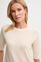 United Colors of Benetton sweter wełniany beżowy 11AHD10E6