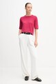 Μάλλινο πουλόβερ United Colors of Benetton 11AHD10E6 ροζ AW25
