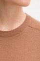 United Colors of Benetton sweter wełniany 11AHD10E6 brązowy
