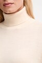 United Colors of Benetton sweter wełniany 11AHD203Y beżowy