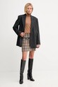 United Colors of Benetton sweter wełniany 11AHD203Y brązowy AW25
