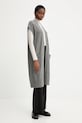 United Colors of Benetton kardigan z dodatkiem wełny 122HD6051 szary AW25