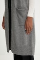 United Colors of Benetton kardigan z dodatkiem wełny 122HD6051 szary