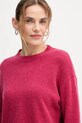 United Colors of Benetton pulover din amestec de lână roz 1244D10BC
