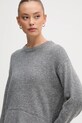 United Colors of Benetton sweter z dodatkiem wełny szary 1244D10BC