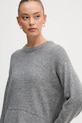 United Colors of Benetton sweter z dodatkiem wełny szary 1244D10BC