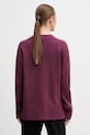 Odzież United Colors of Benetton sweter z dodatkiem wełny 1244D403A fioletowy
