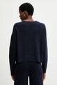 Odzież United Colors of Benetton sweter z dodatkiem wełny 126WD10E4 granatowy