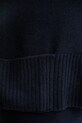 United Colors of Benetton sweter z dodatkiem wełny 126WD10E4 granatowy