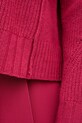 Pulover z dodatkom volne United Colors of Benetton 126WD402Z roza