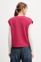 Γιλέκο με προσθήκη μαλλιού United Colors of Benetton 126WD4033 ροζ AW25