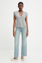 United Colors of Benetton gilet con lana 126WD4033 grigio AW25