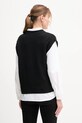 Îmbrăcăminte United Colors of Benetton vestă din amestec de lână 126WD4033 negru
