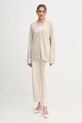 United Colors of Benetton kardigan z dodatkiem wełny 126WD604Z beżowy AW25