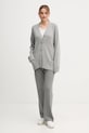 United Colors of Benetton kardigan z dodatkiem wełny 126WD604Z szary AW25