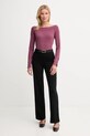 United Colors of Benetton sweter 1W2AD10E0 fioletowy AW25