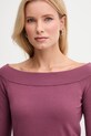 United Colors of Benetton sweter fioletowy 1W2AD10E0