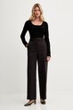 United Colors of Benetton pulover 1W2AD10E5 negru AW25
