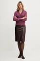 United Colors of Benetton sweter 1W2AD4034 fioletowy AW25