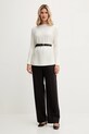 United Colors of Benetton sweter z dodatkiem wełny 1Y6SD10CH beżowy AW25