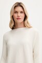 United Colors of Benetton sweter z dodatkiem wełny beżowy 1Y6SD10CH